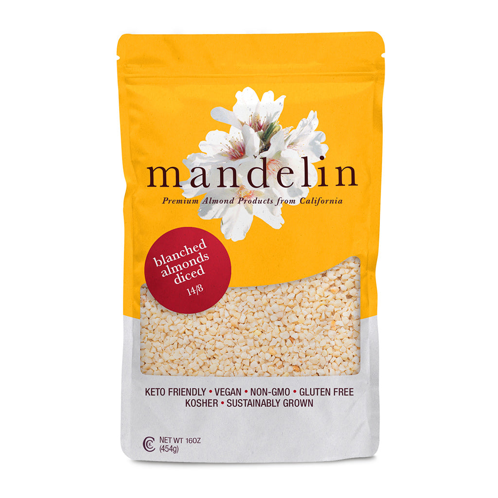 Blanched Almonds Diced Medium (14/8)
