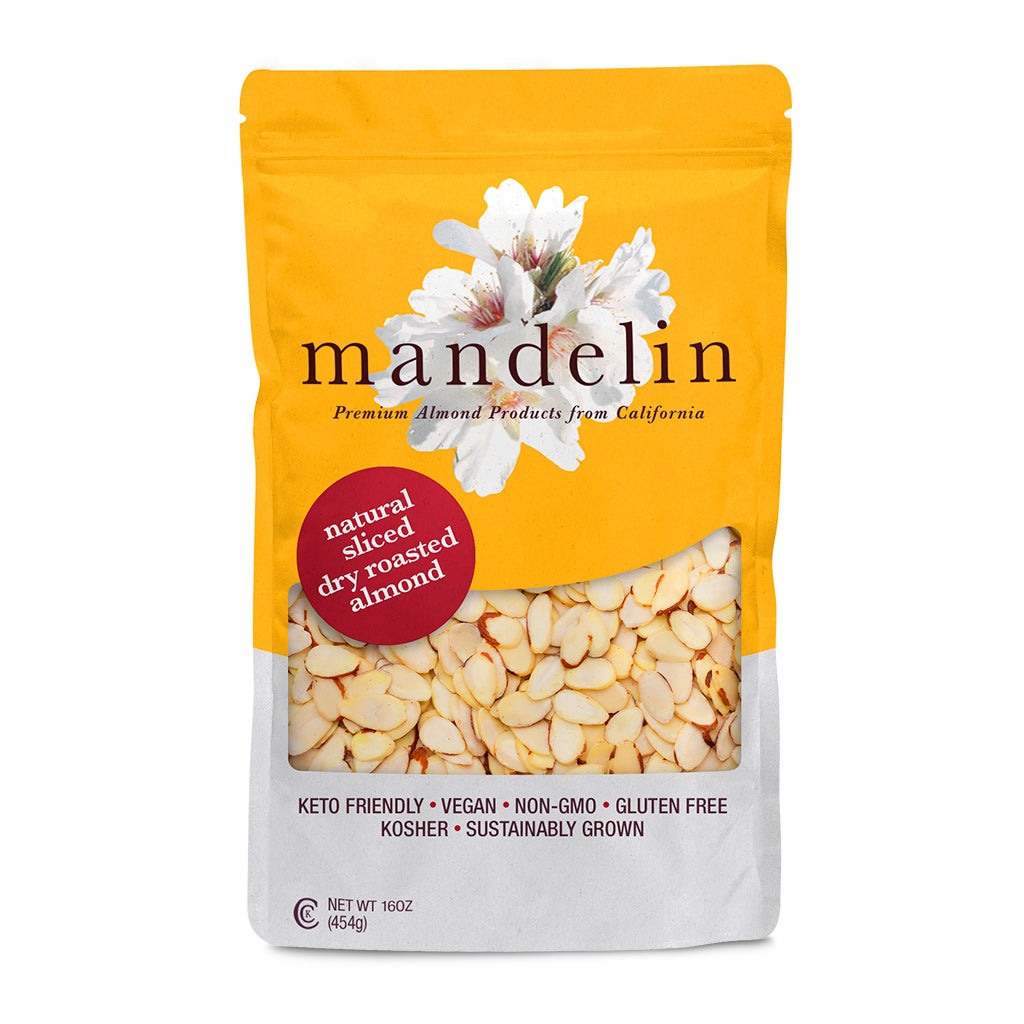 Natural Almonds Sliced Dry Roasted