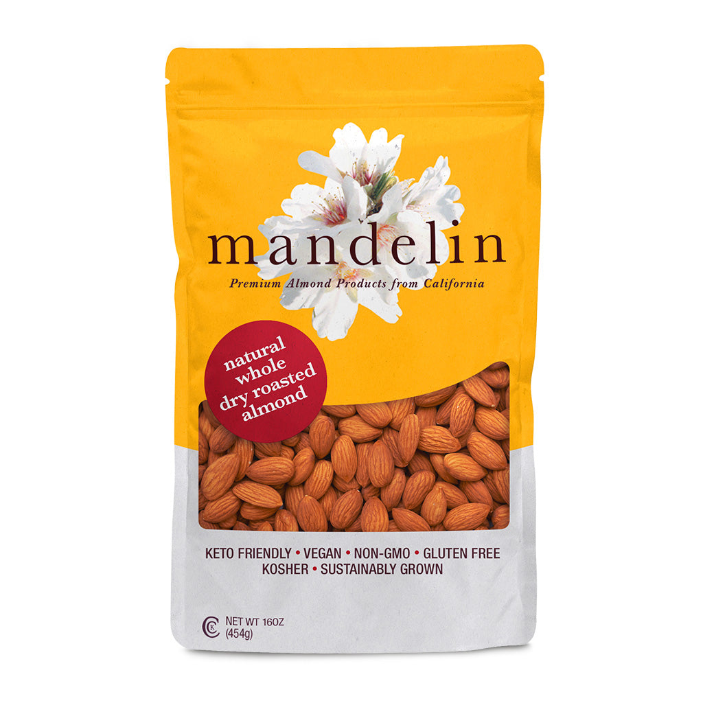 Natural Almonds Whole Dry Roasted