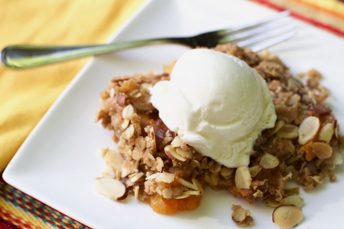 Apricot Almond Crisp