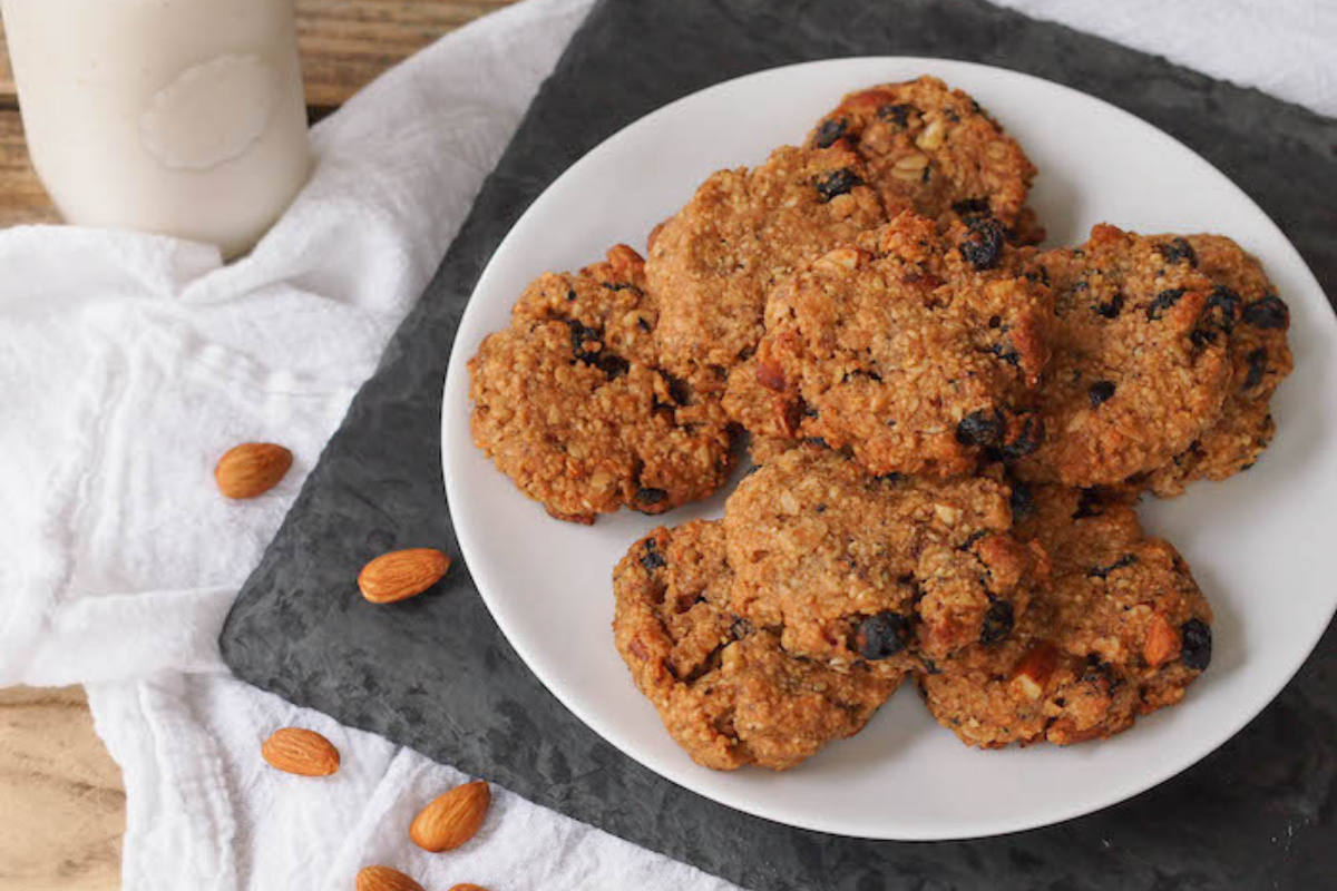 Almond Trail Mix Cookies