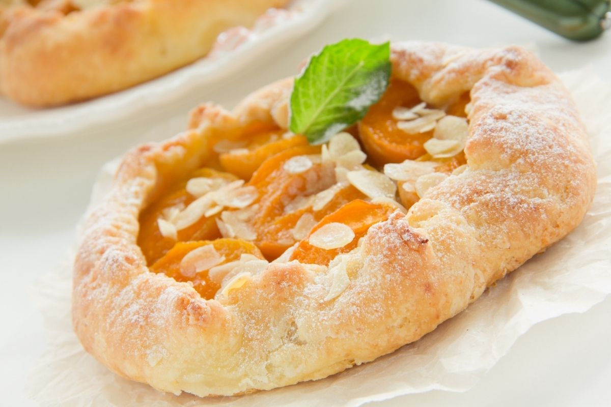 Almond, Apricot, And Cream Cheese Crostata