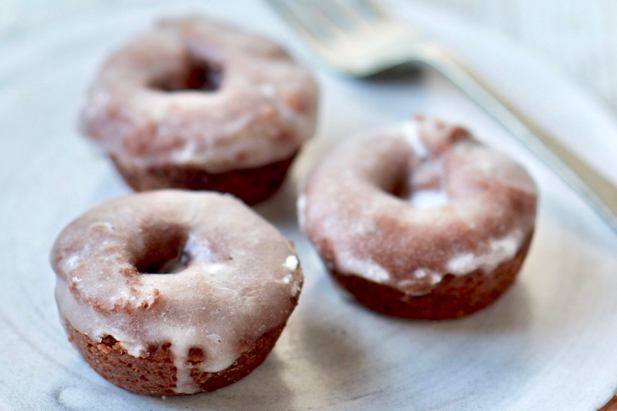 Chocolate Almond Gluten-Free Donuts