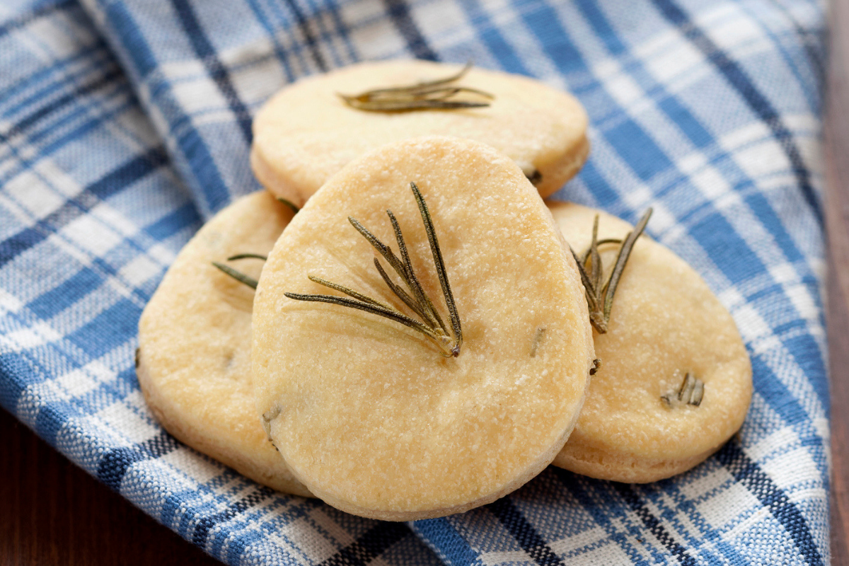 Almond Cookies with Rosemary