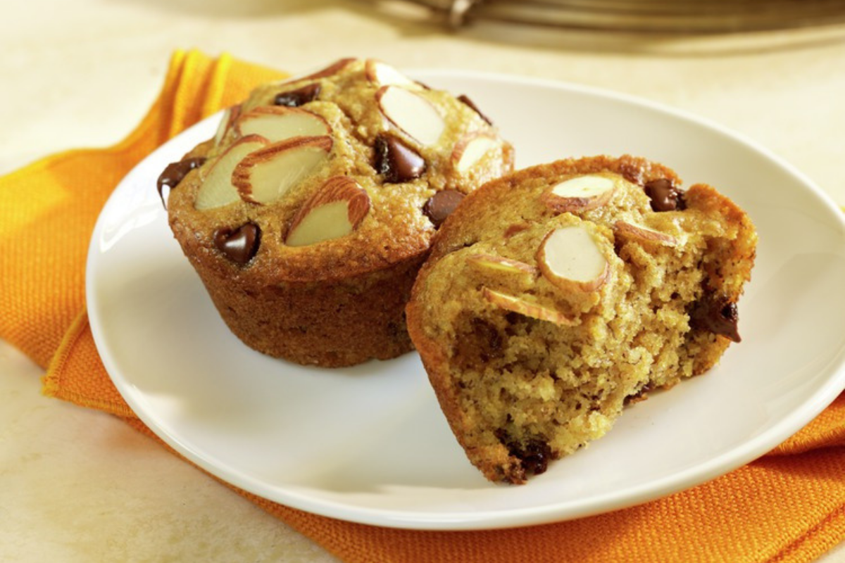 Double Almond Breakfast Muffins