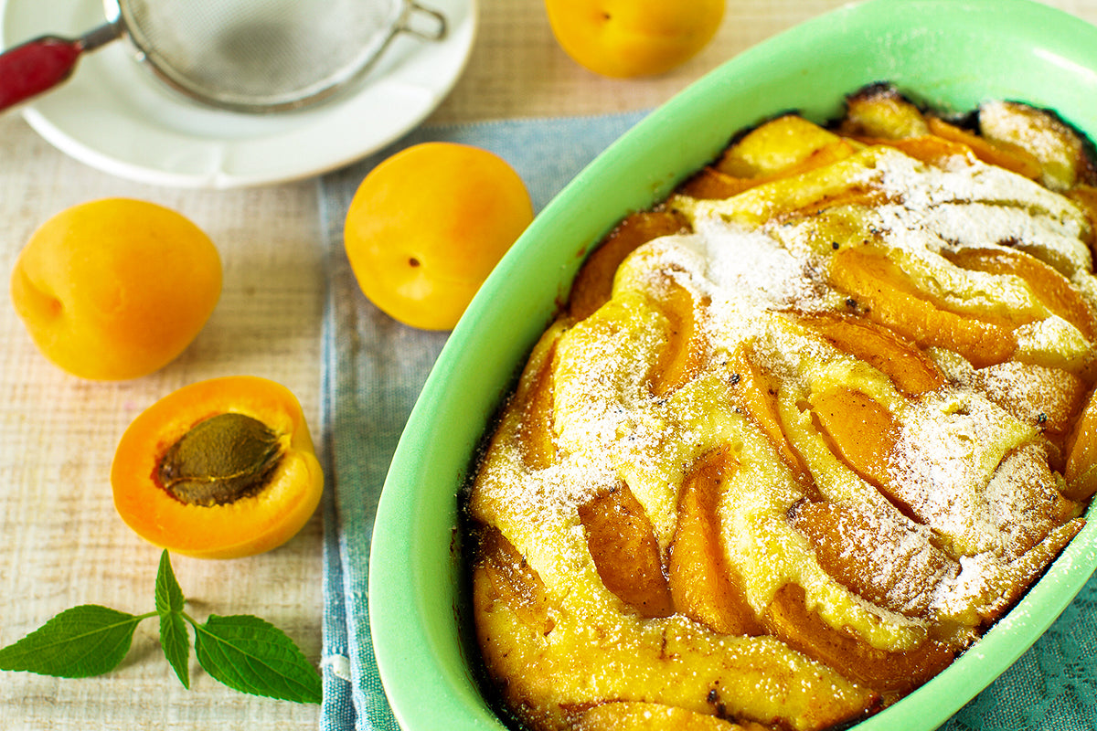 Almond Apricot Cobbler