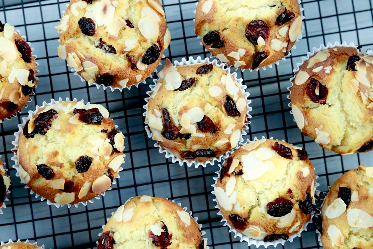 Cranberry Almond Muffins