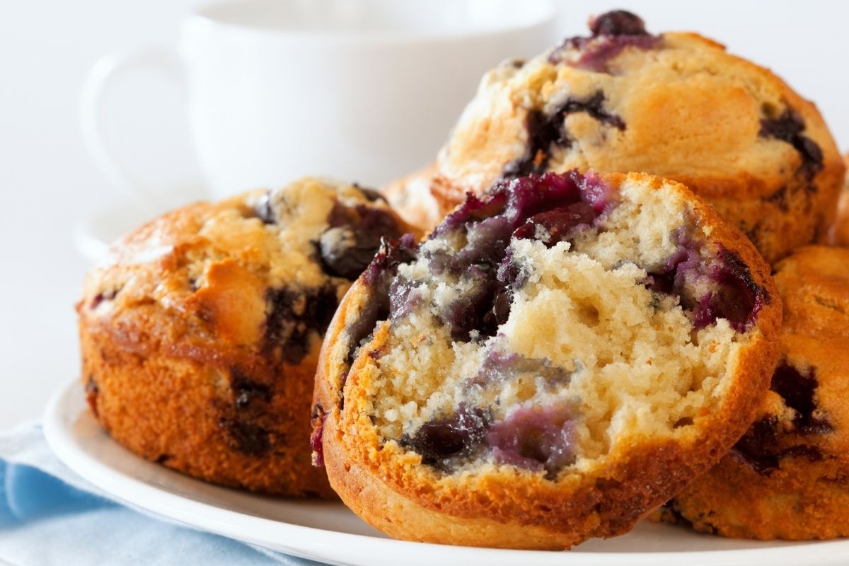 Blueberry Almond Muffins