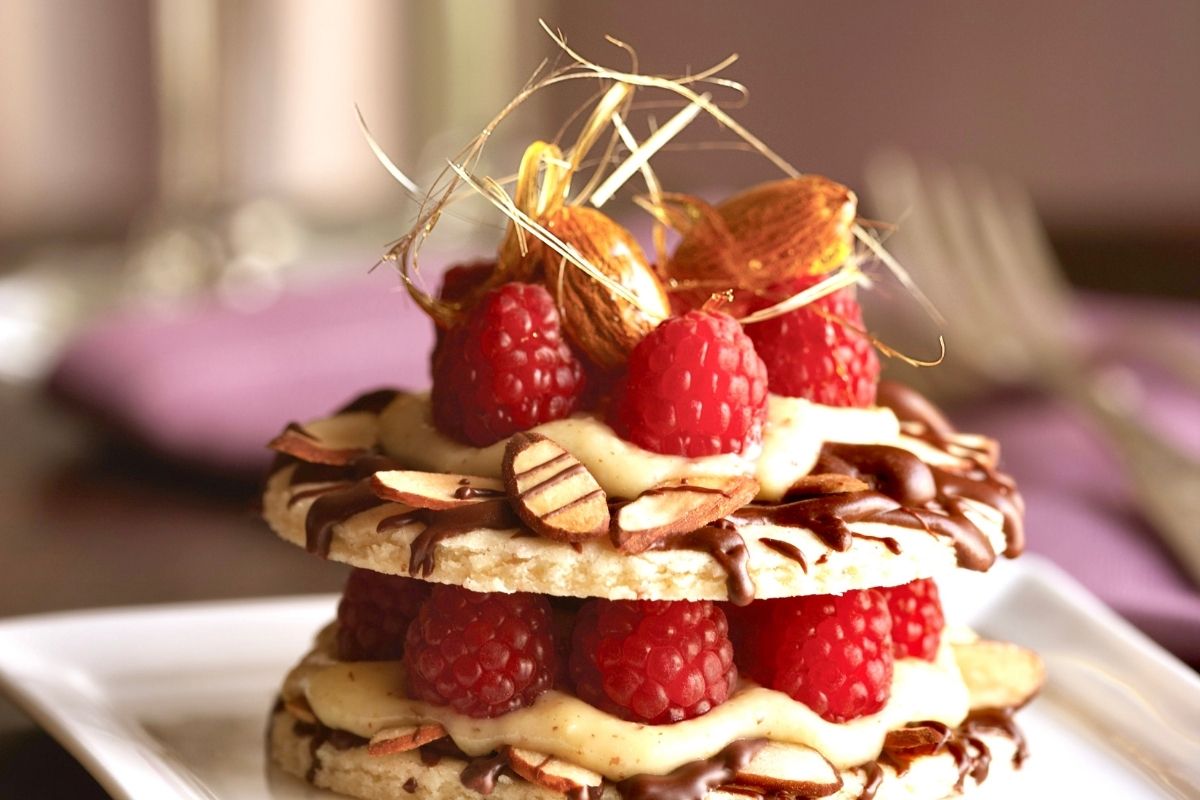 Almond Raspberry Tart with Almond Cream