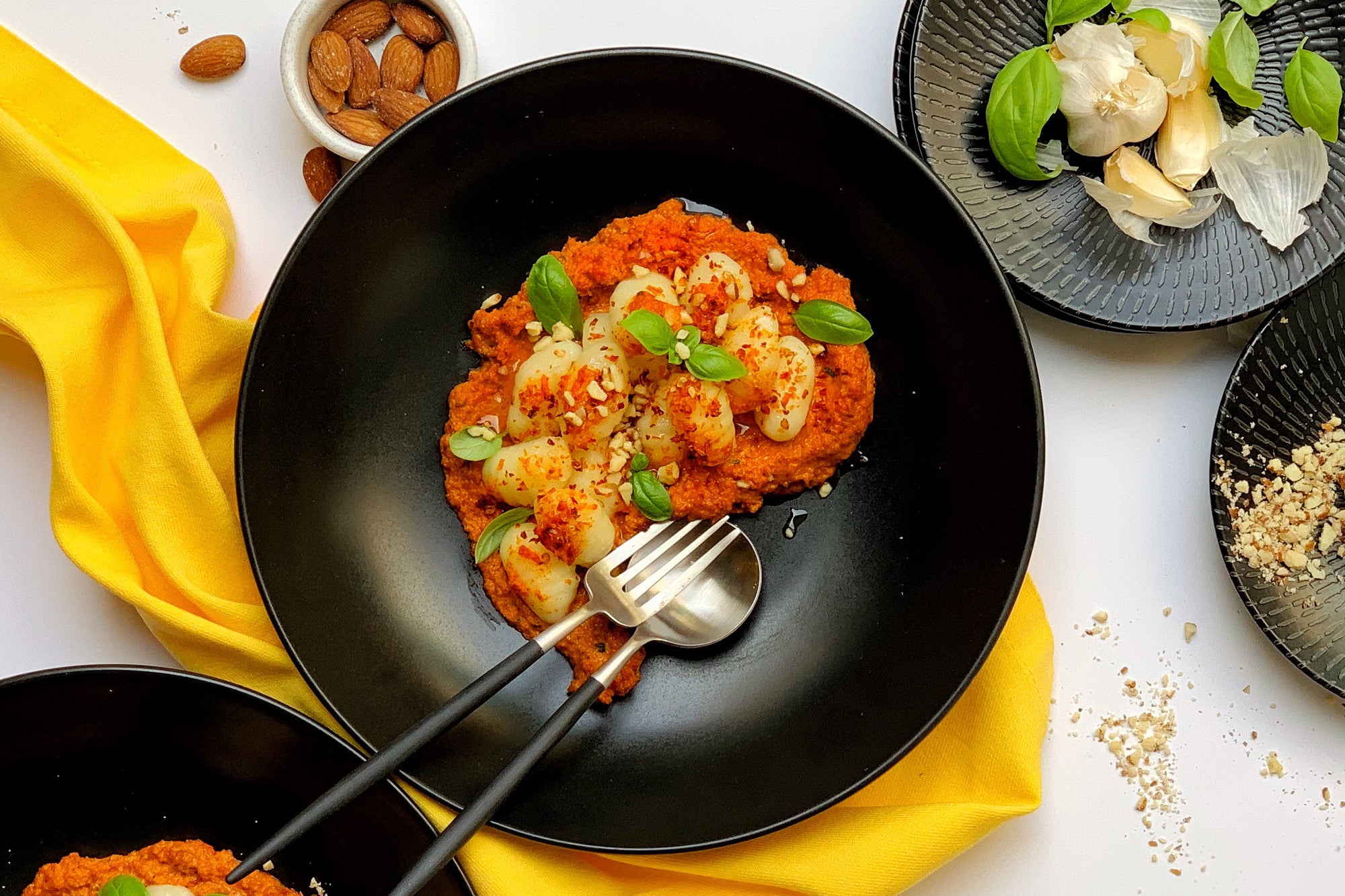 Almond Romesco Gnocchi