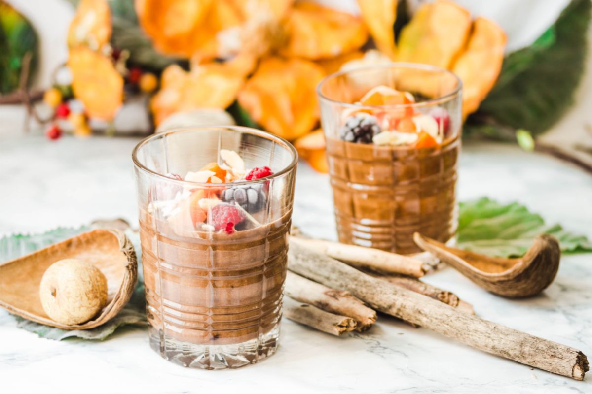 Chocolate Almond Pumpkin Mousse