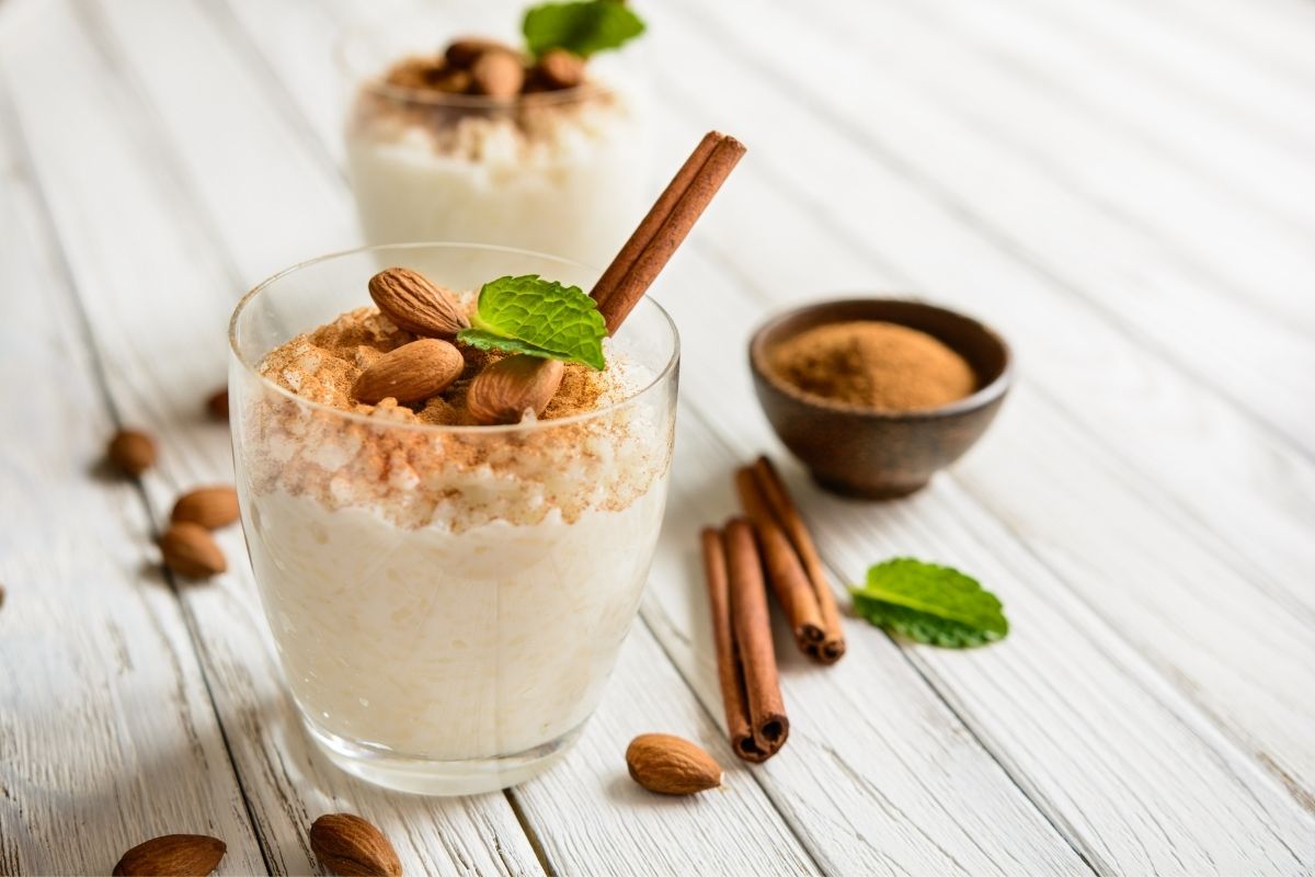 Quick Cinnamon-Almond Rice Pudding