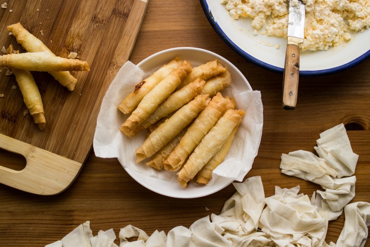 Sweet Almond Phyllo Strips