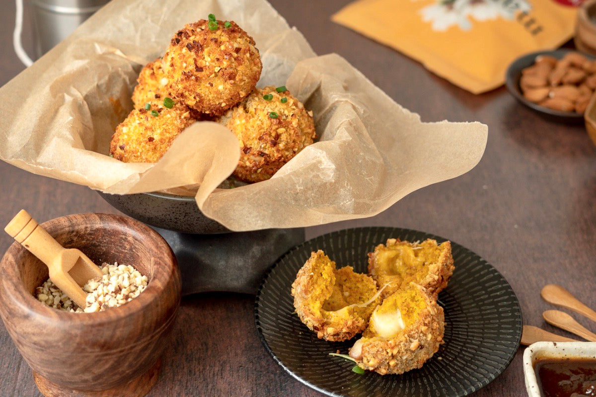 Almond Kabocha Croquettes