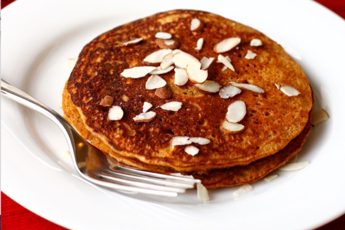 Maple-Cinnamon Sweet Potato Pancakes