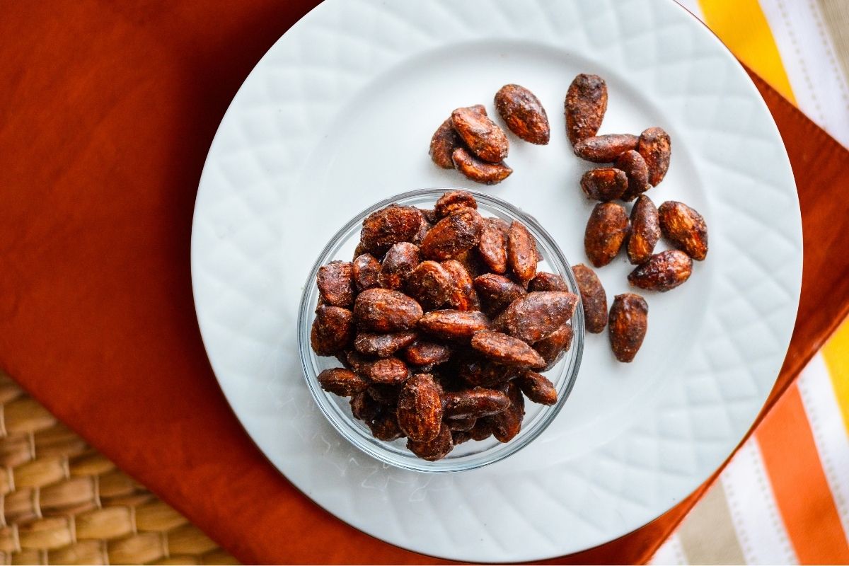 Maple Cinnamon Roasted Almonds