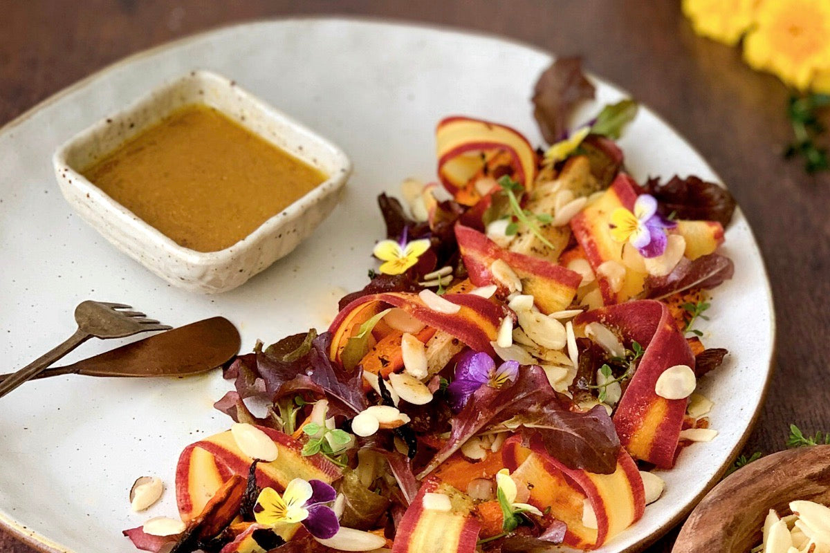 Roasted Heirloom Carrot Salad