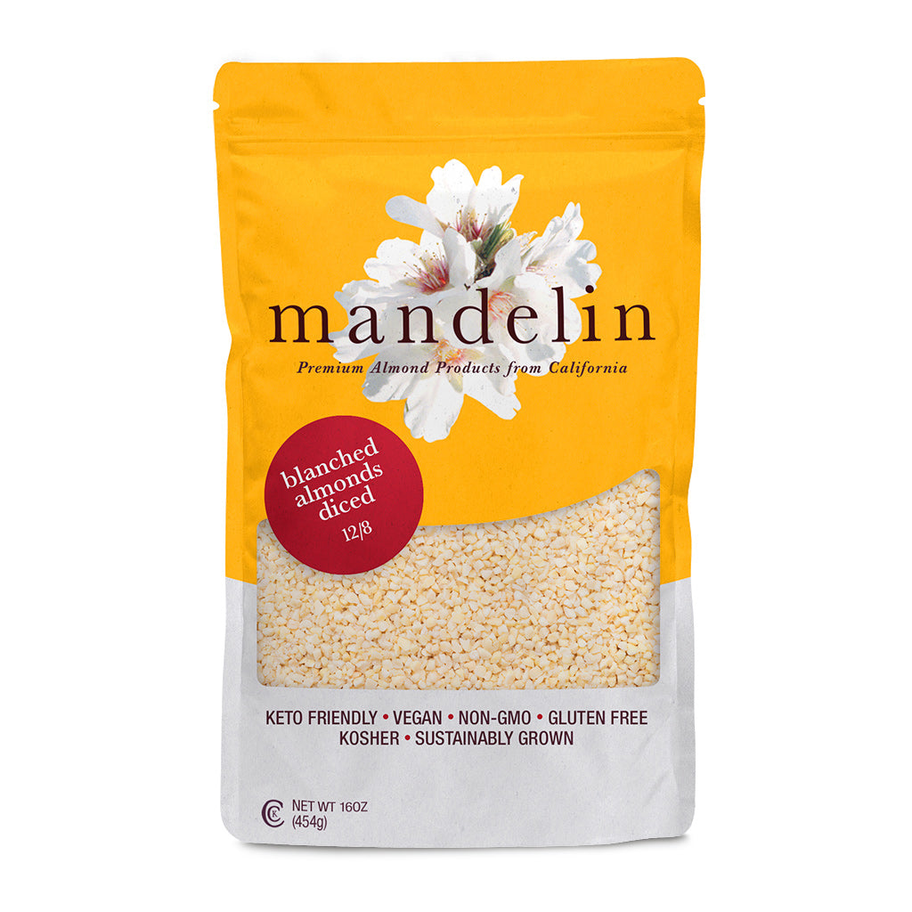 Blanched Almonds Diced Small (12/8)