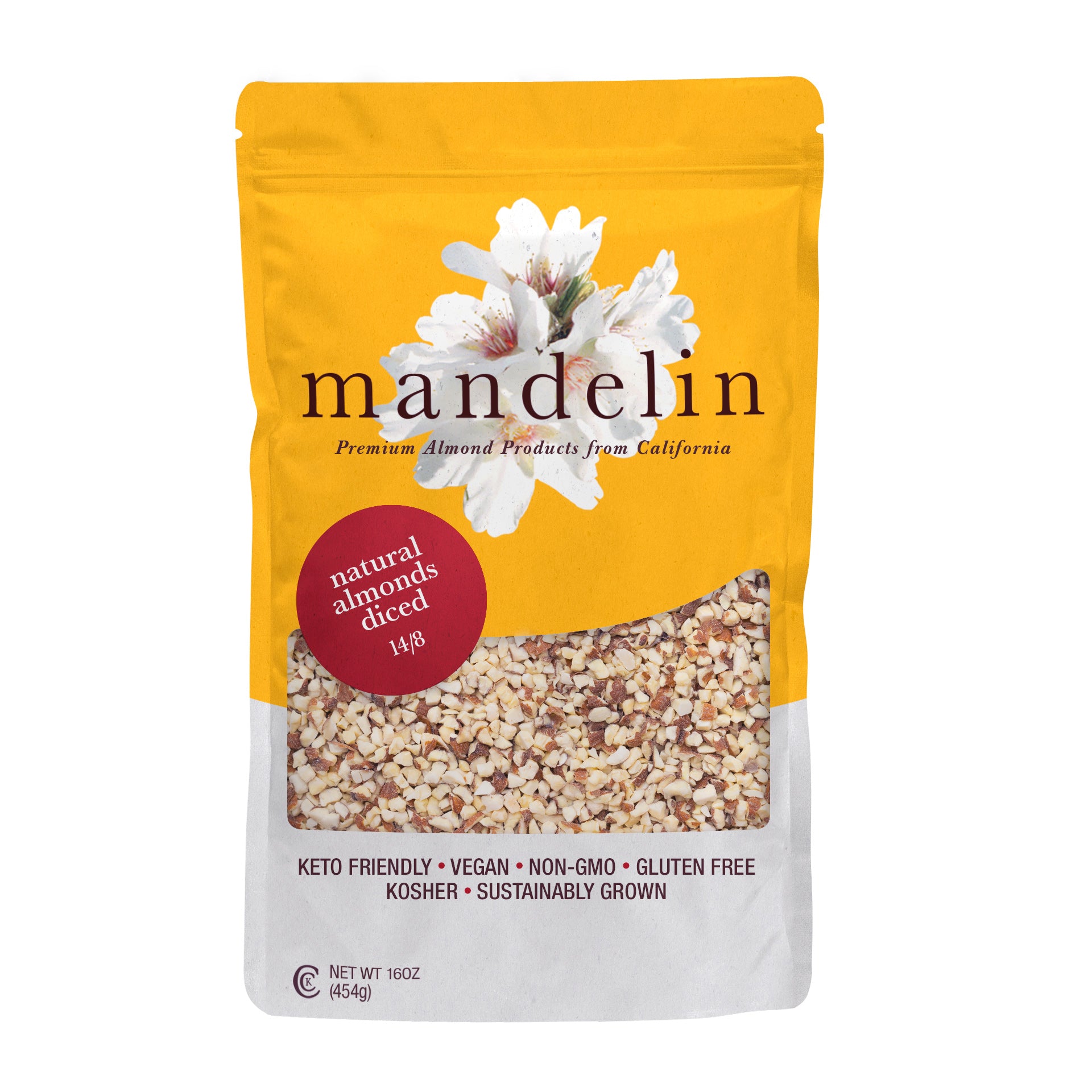 Natural Almonds Diced Medium (14/8)